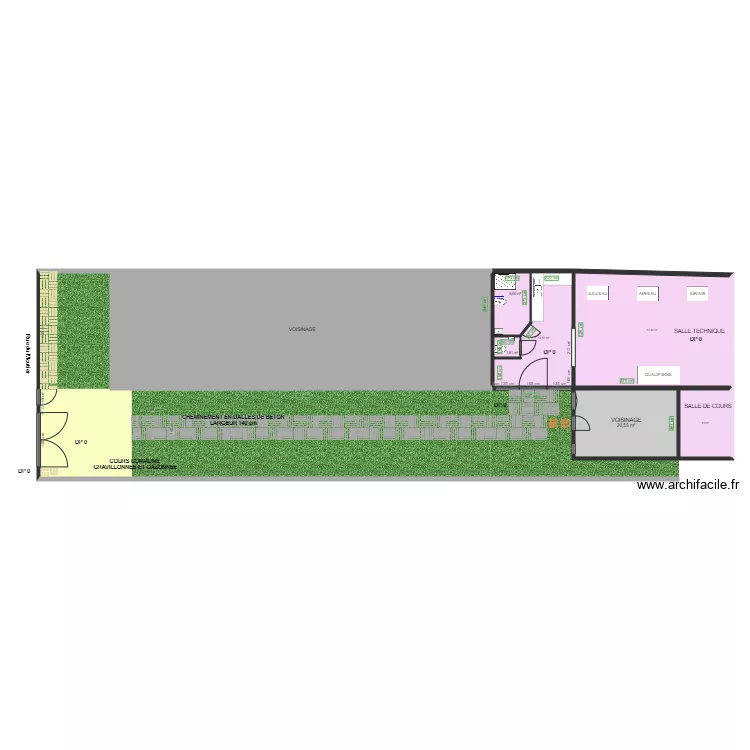 EXTERIEUR FORMA PLAY APRES TRAVAUX. Plan de EXTERIEUR FORMA PLAY APRES TRAVAUX. Plan de