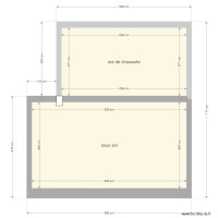 plan projet plantade coupe verticale poutre béton