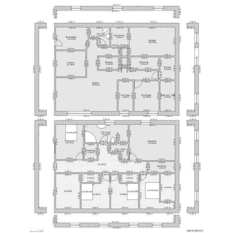 Sur la Rive 2 - dalles 1. Plan de 0 pièce et 0 m2