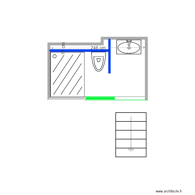 Chantier Baby. Plan de 0 pièce et 0 m2