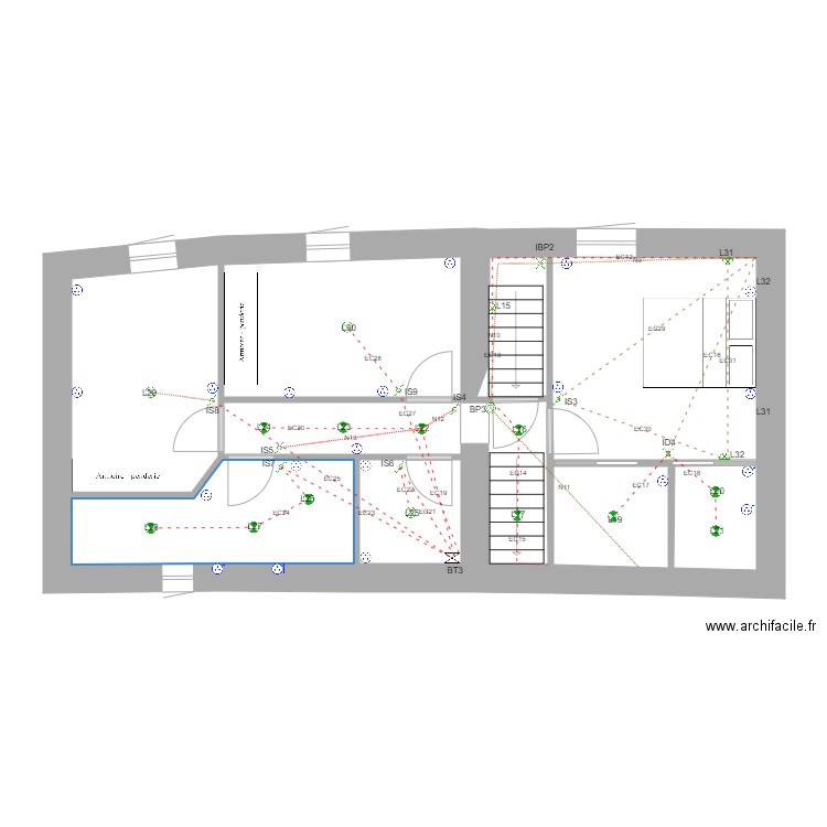 Maison Messimy étage 2 élec. Plan de 0 pièce et 0 m2