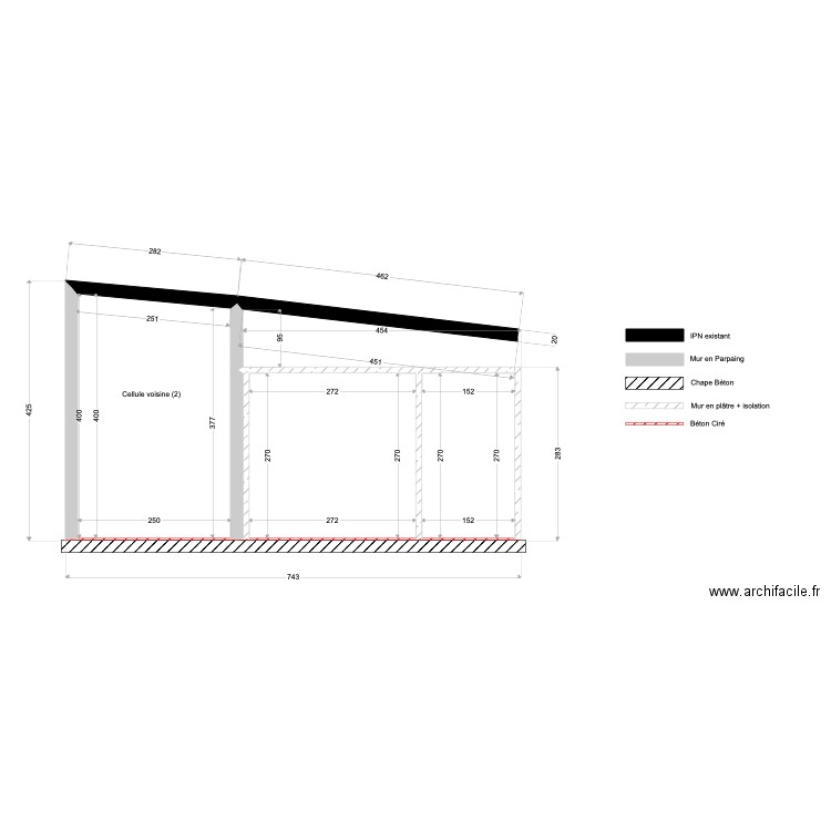 Casa Di Manolo PLAN COUPE TOILETTES. Plan de 0 pièce et 0 m2