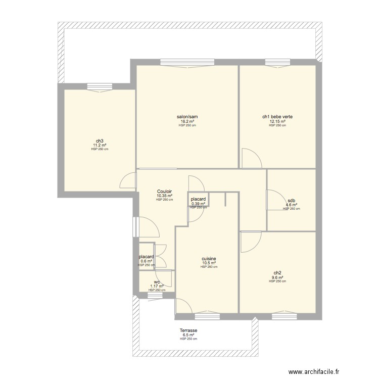 tlse pas mal. Plan de 0 pièce et 0 m2