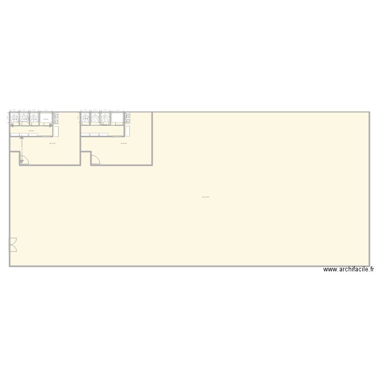 local riberac2. Plan de 0 pièce et 0 m2