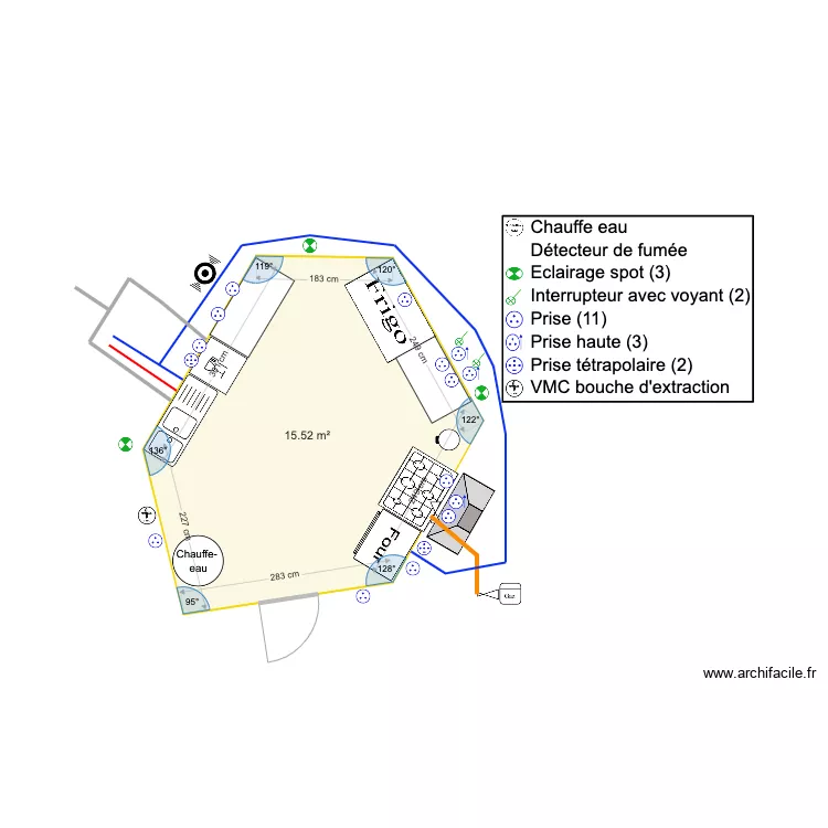 CAVE PLAN . Plan de 