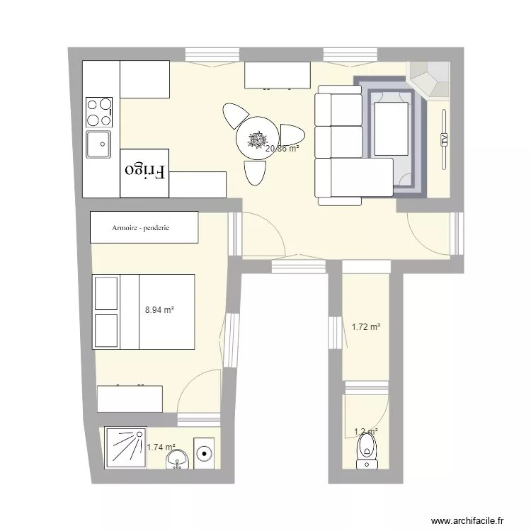 Appart plan 1. Plan de Appart plan 1. Plan de