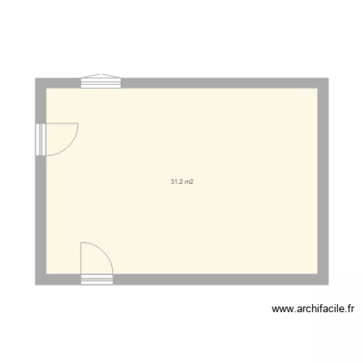 Loge artiste. Plan de Loge artiste. Plan de