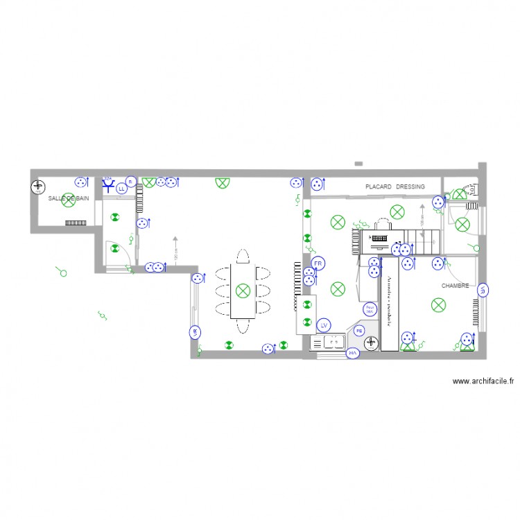 MAISON ELEC1. Plan de 0 pièce et 0 m2