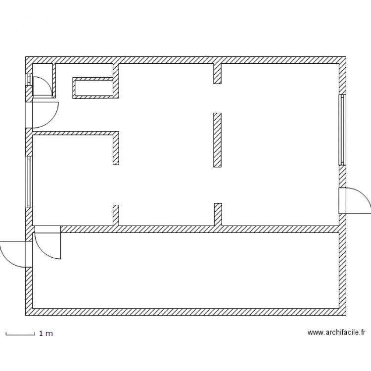 RDC LACHAUX. Plan de 0 pièce et 0 m2