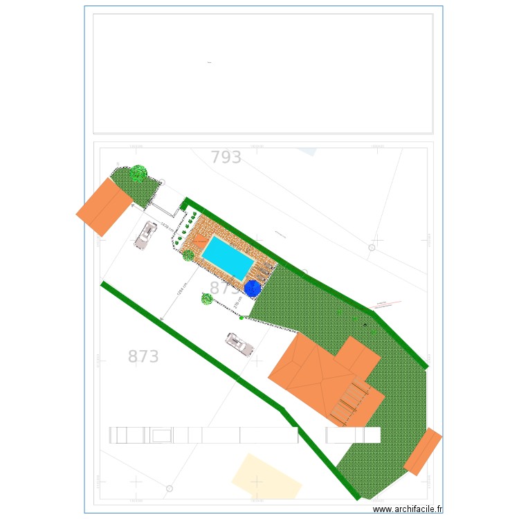 PISCINE FREDERIC. Plan de 0 pièce et 0 m2