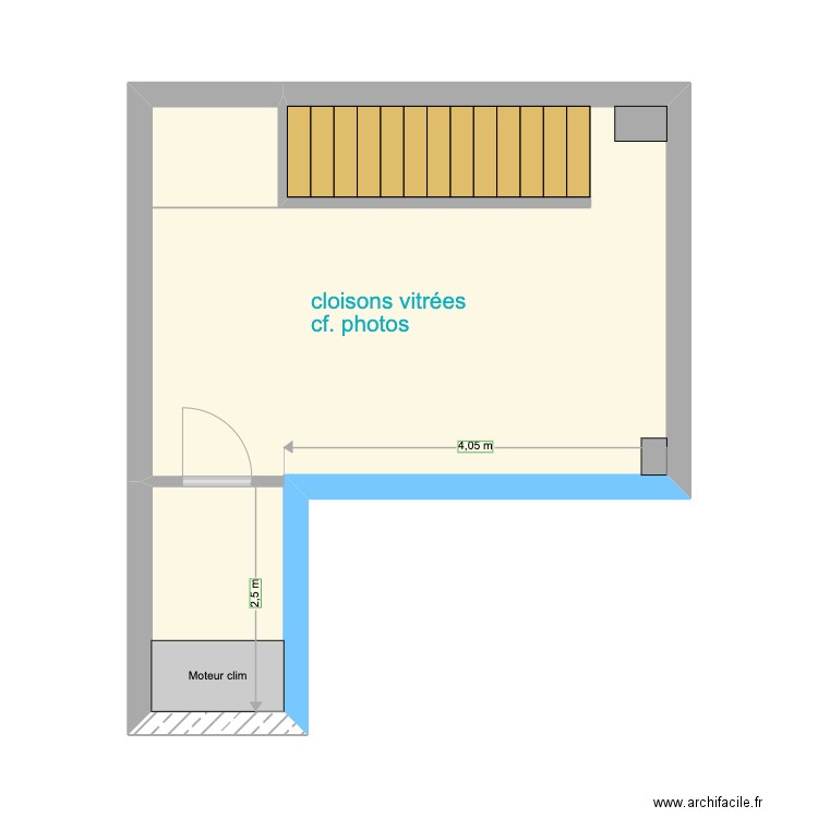 BIARRITZ R1 cloisons vitrées. Plan de 0 pièce et 0 m2