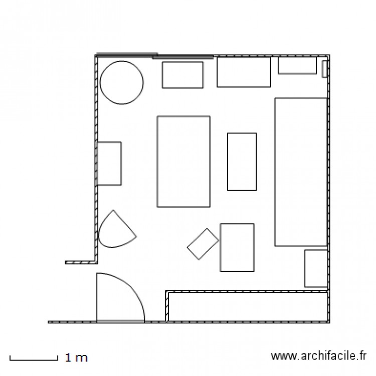 GUERIN SEJOUR MEUBLE OPTION 1. Plan de 0 pièce et 0 m2