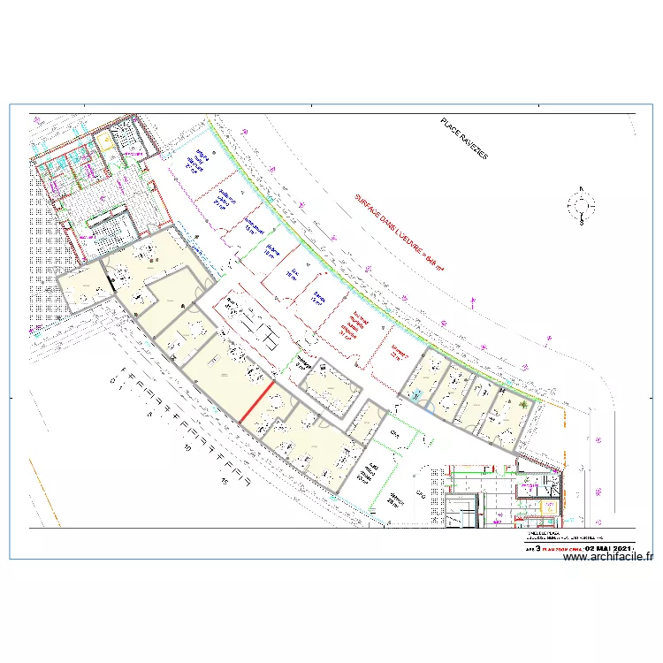 Ravezies tentative 6.5. Plan de 
