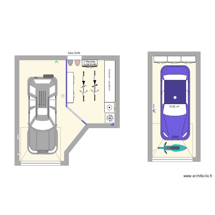 garage 1 cannes. Plan de 0 pièce et 0 m2