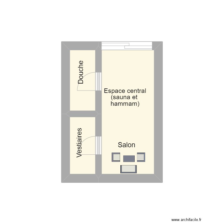 garage TUGNY ET PONT (espace bien-être). Plan de 3 pièces et 5 m2