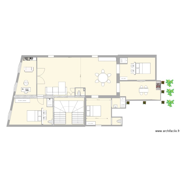 PLACE NATIONALE 100m2 WC. Plan de 0 pièce et 0 m2