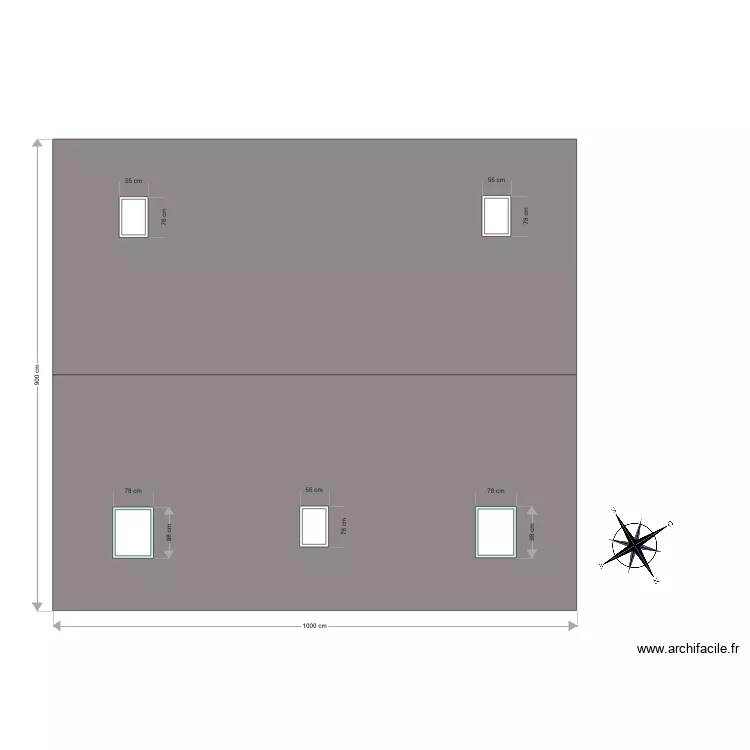 plan toiture BARETY. Plan de 