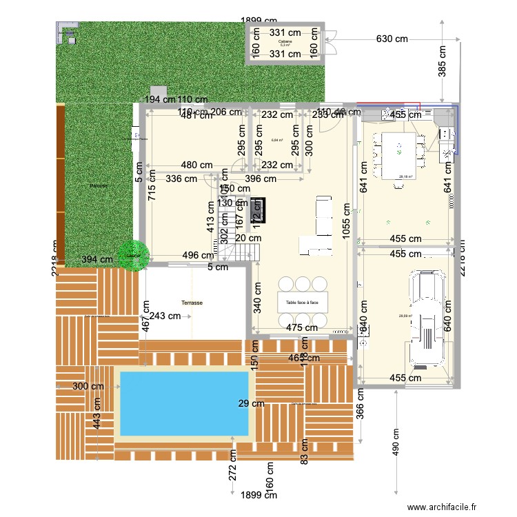 LeGrauduRoi2. Plan de 13 pièces et 274 m2