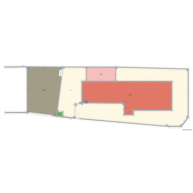 DP2 PLAN DE MASSE AK18 . Plan de 0 pièce et 0 m2