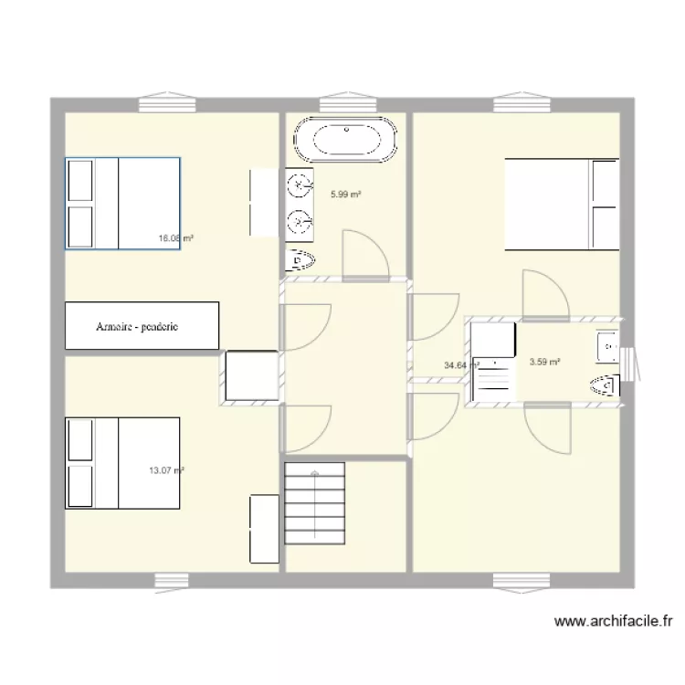 1er Maison La Baule. Plan de 1er Maison La Baule. Plan de