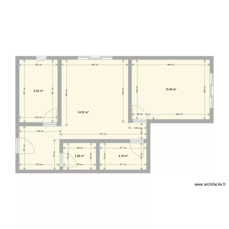 Rte de Villars 26. Plan de 