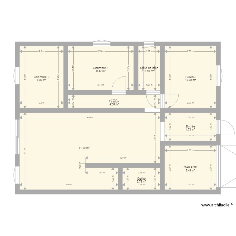 Frigerio. Plan de 0 pièce et 0 m2