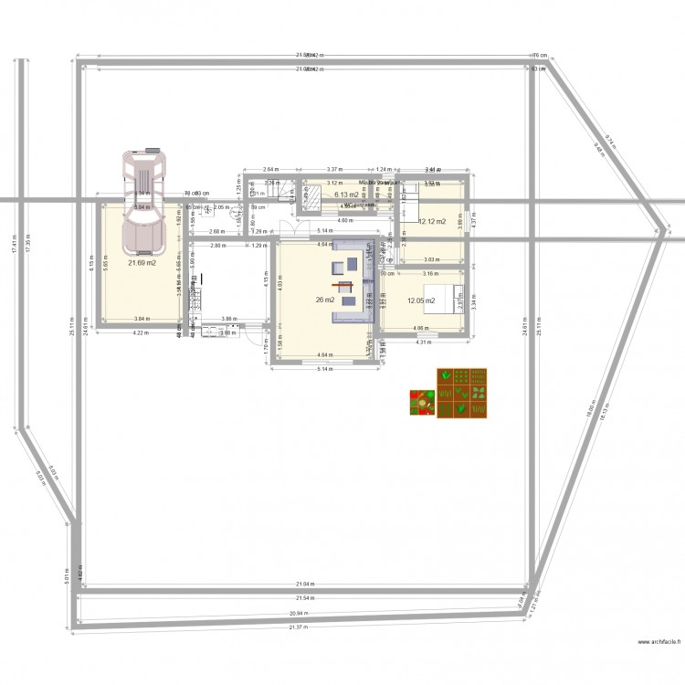 maison  4. Plan de 0 pièce et 0 m2