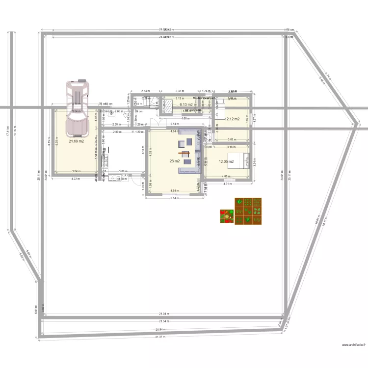 maison  4. Plan de 