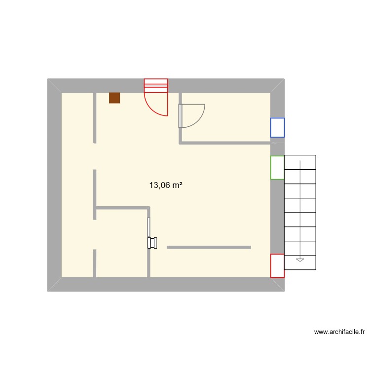 cave. Plan de 0 pièce et 0 m2