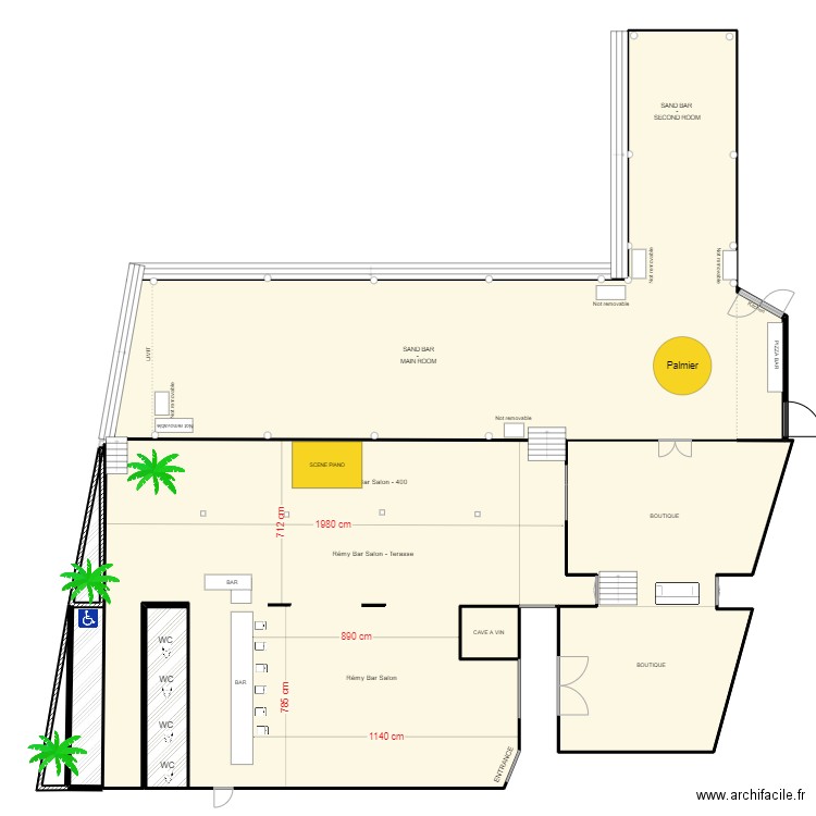 SAND BAR - Plan Conway. Plan de 7 pièces et 642 m2