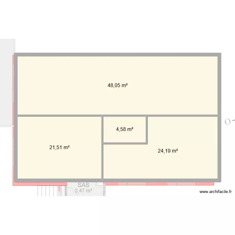 BI 36070. Plan de 20  et 218 m²