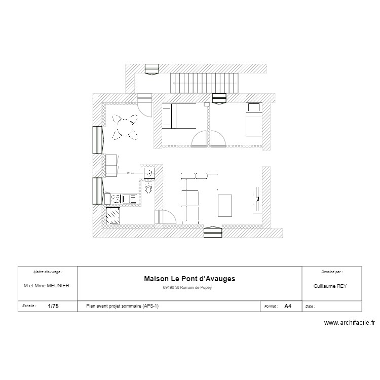 Maison St Romain de Popey. Plan de 0 pièce et 0 m2