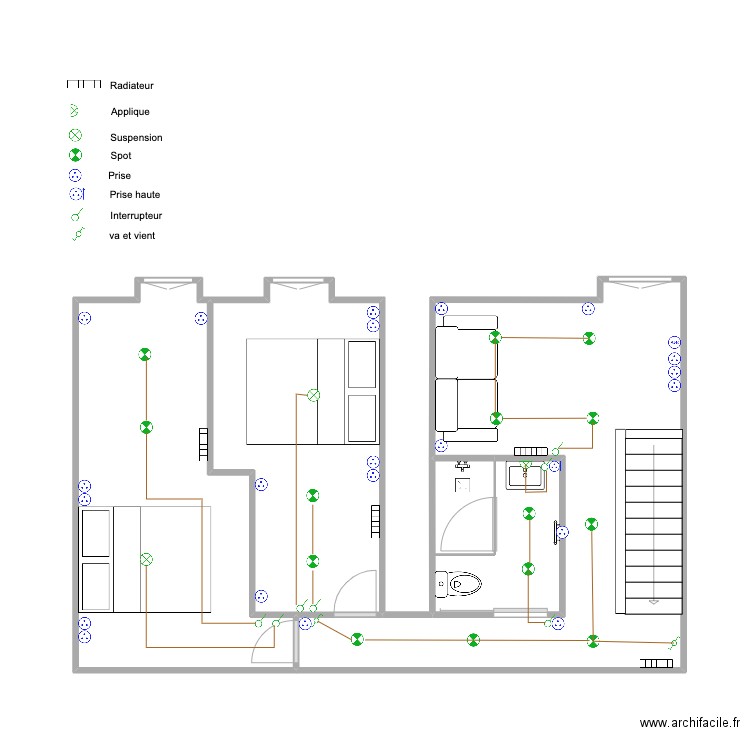 CULIN ELEC APPART. Plan de 0 pièce et 0 m2