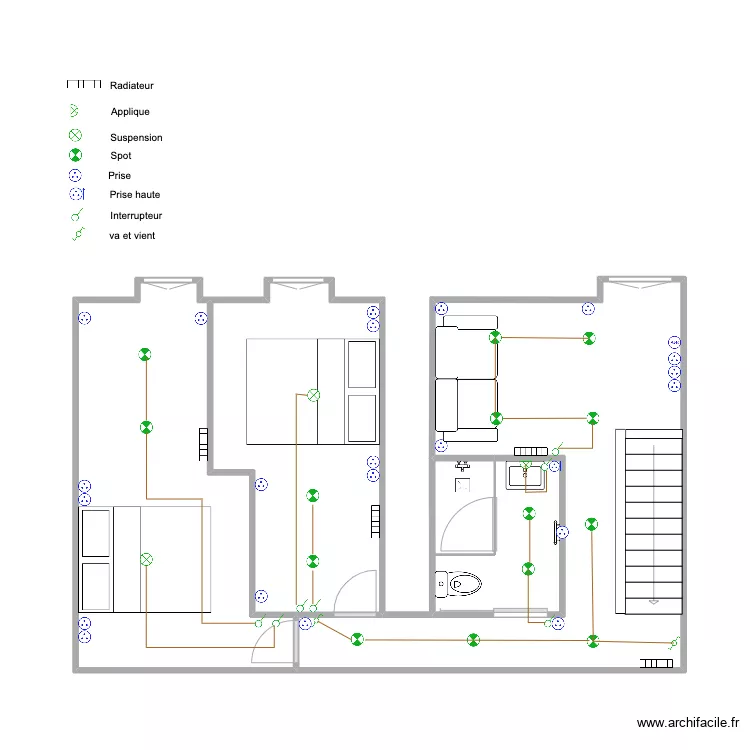 CULIN ELEC APPART. Plan de CULIN ELEC APPART. Plan de