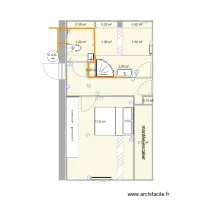 &eacute;tage chambre salle de bain louis