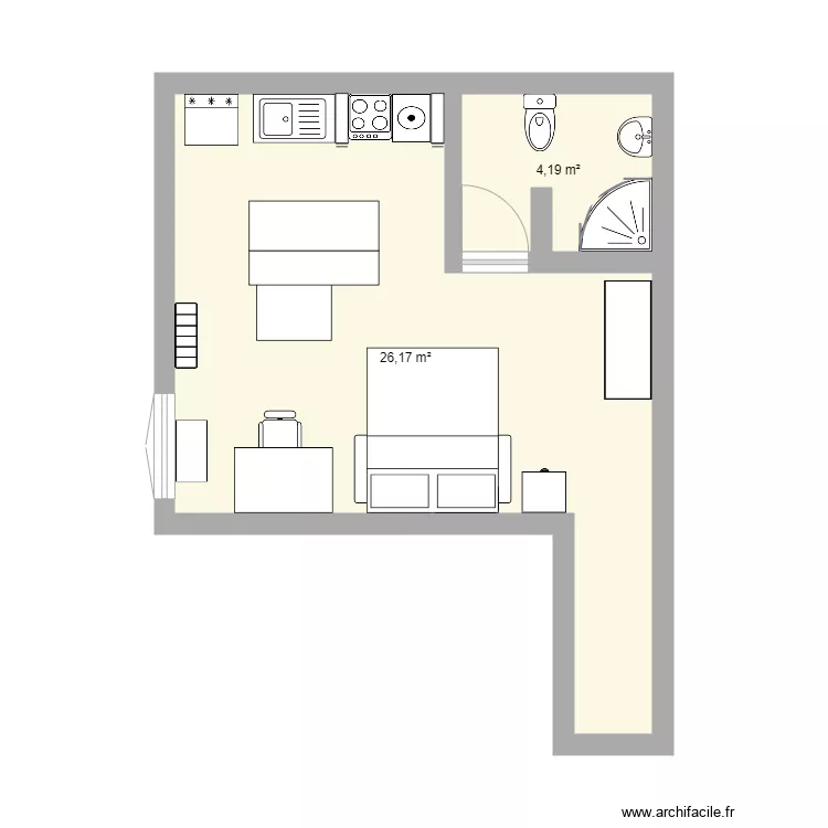 studio après. Plan de studio après. Plan de