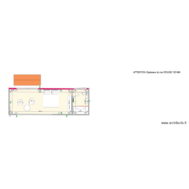 module chambre principale 2. Plan de 0 pièce et 0 m2