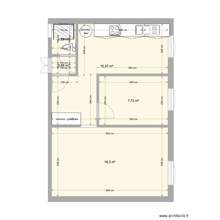 Appartement 34Velten. Plan de 0 pièce et 0 m2