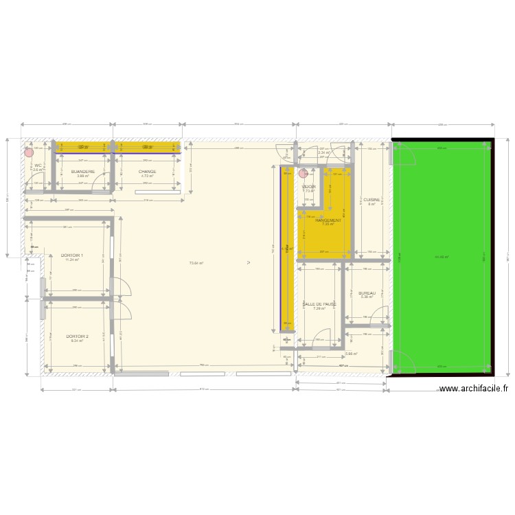 PROJET PARMAIN VI. Plan de 0 pièce et 0 m2