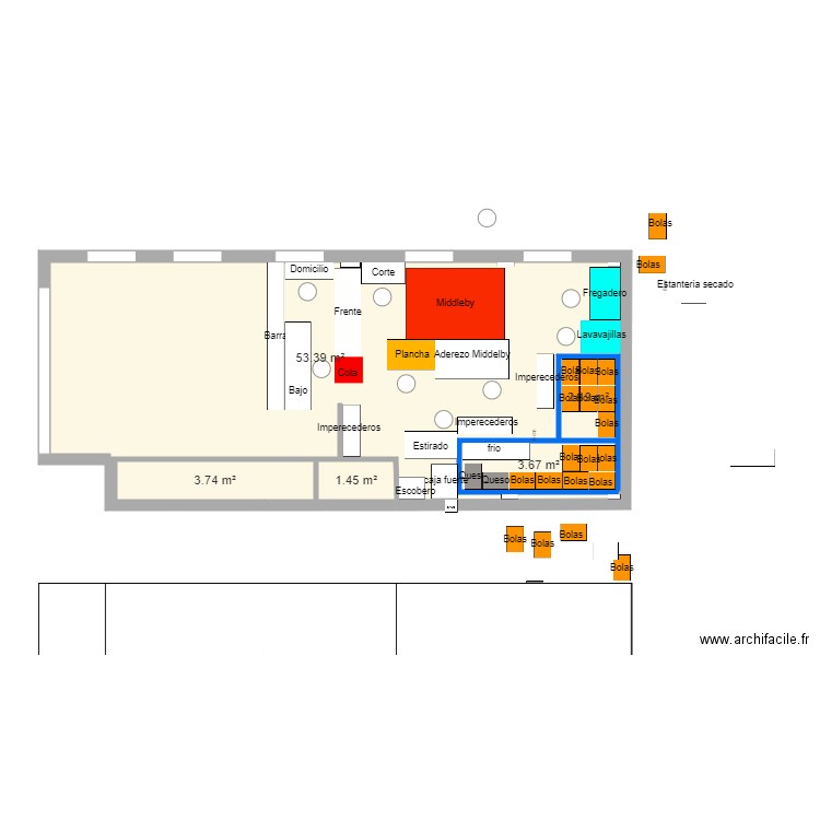 Puerto Modelo 4. Plan de 0 pièce et 0 m2