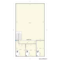 Plan Besan&ccedil;on 1er &eacute;tage futur local am&eacute;nag&eacute; Janvier 2019