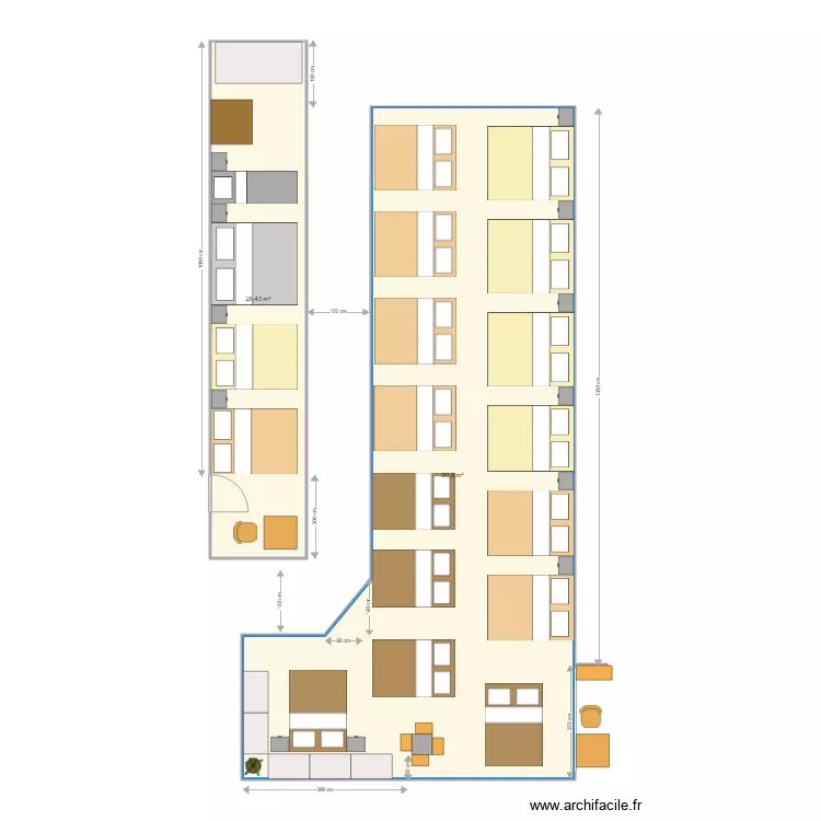 plan literie A beauvais. Plan de 
