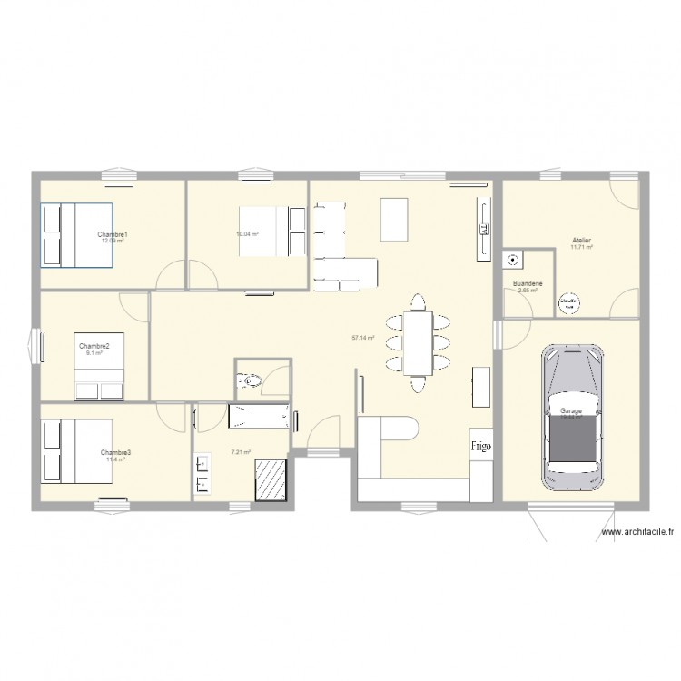 maison andrecki. Plan de 0 pièce et 0 m2