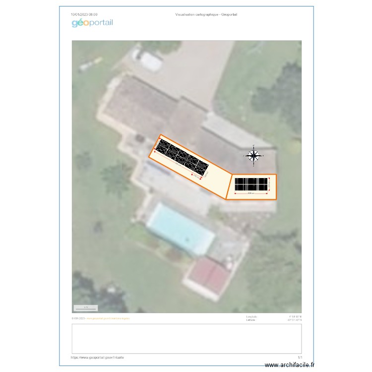 TARROUX. Plan de 0 pièce et 0 m2