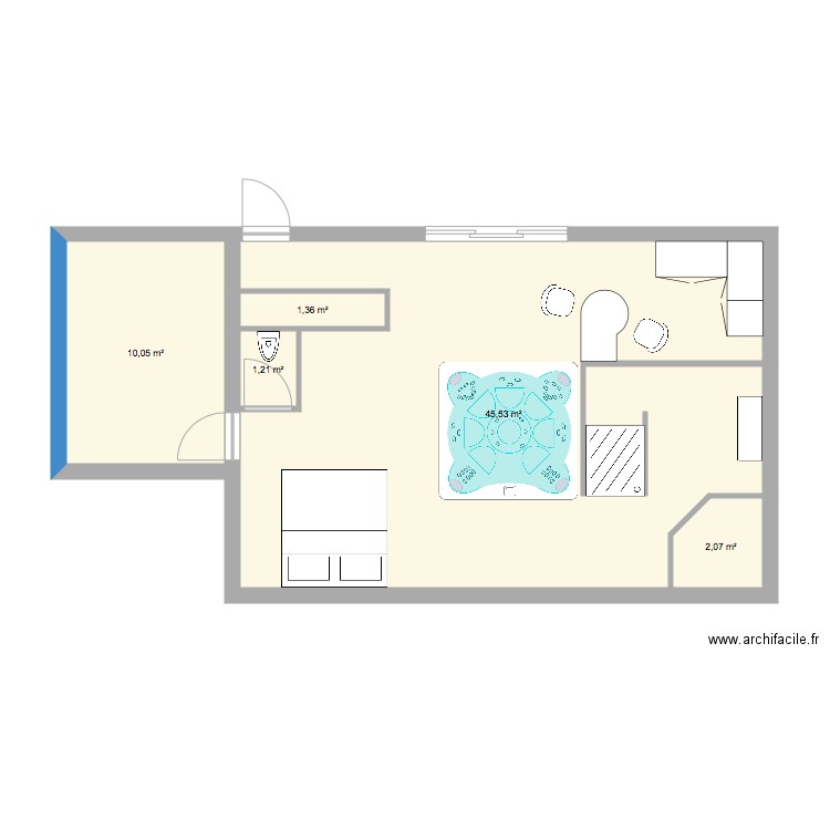 m2c. Plan de 0 pièce et 0 m2