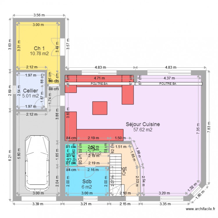 RICHEBE GERVAIS. Plan de 0 pièce et 0 m2