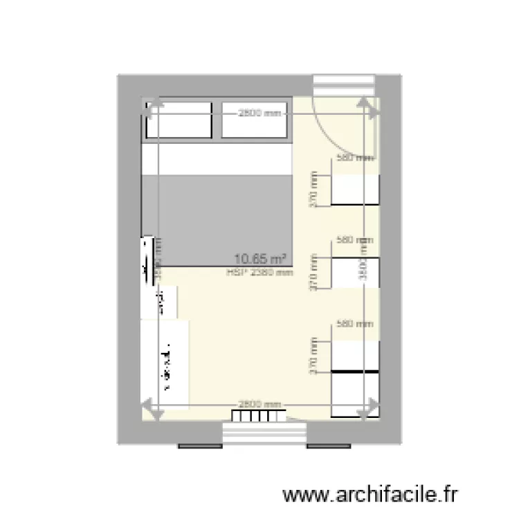 Chambre Ben. Plan de Chambre Ben. Plan de