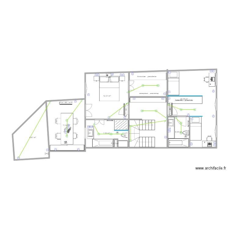 braga 50 piso 2. Plan de 0 pièce et 0 m2