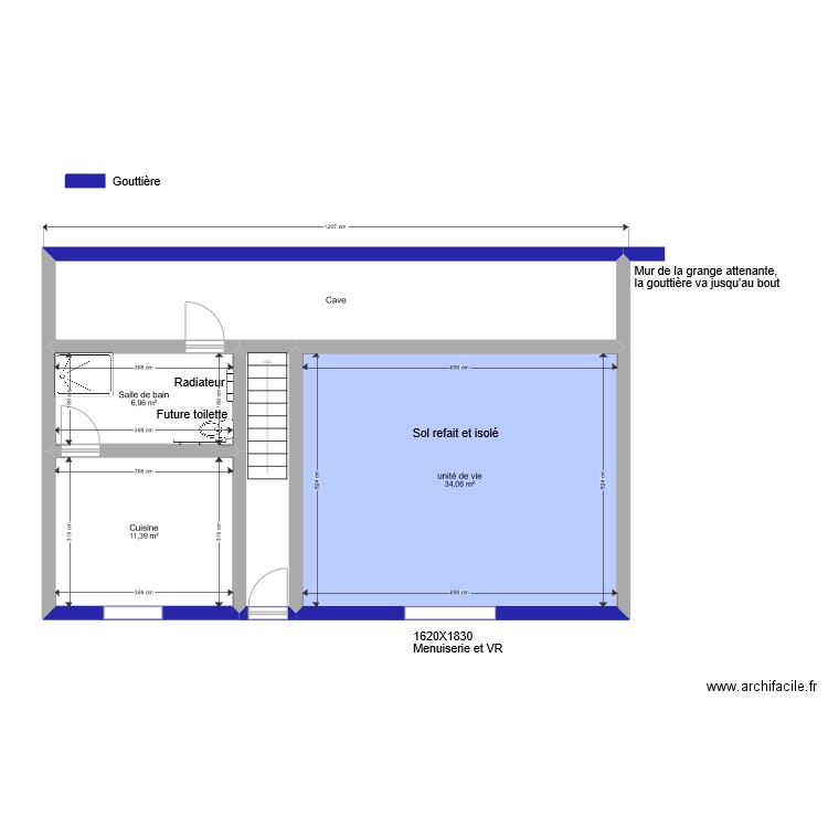 Chastrette. Plan de 0 pièce et 0 m2