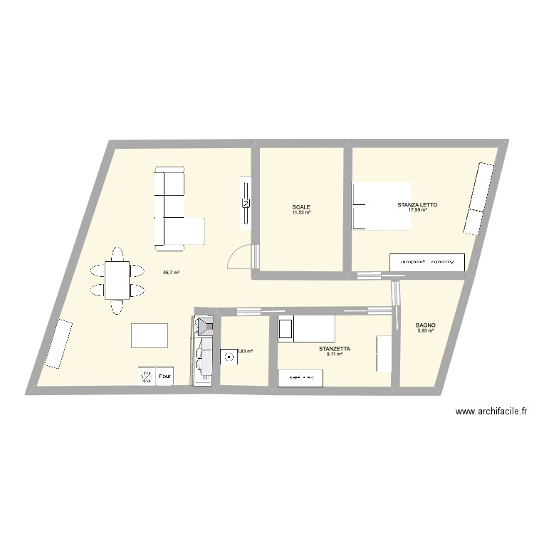 Via vienna 8. Plan de 0 pièce et 0 m2